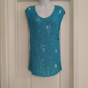 Victoria's Secret Moda Inter Teal Sleeveless Top M